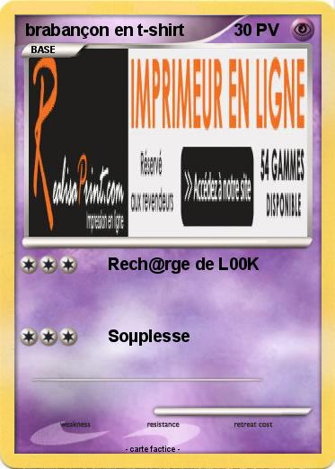 Pokemon brabançon en t-shirt