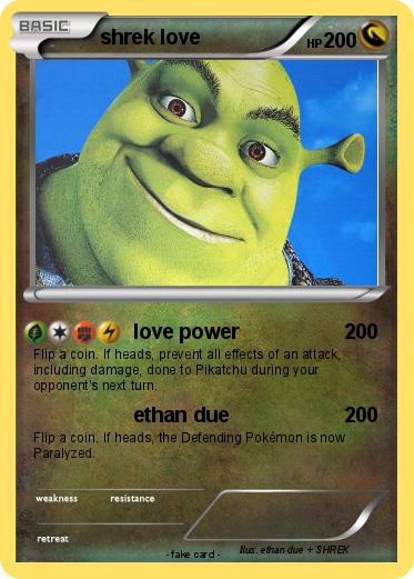 Pokemon shrek love
