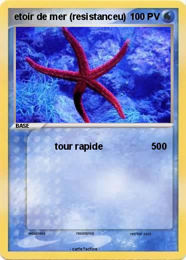 Pokemon etoir de mer (resistanceu)