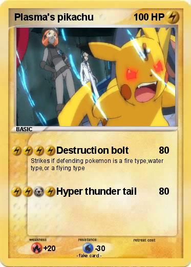 Pokemon Plasma's pikachu