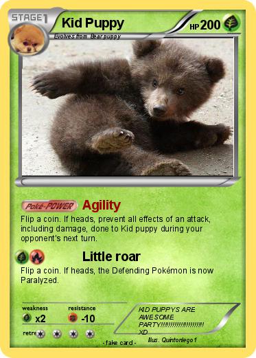 Pokemon Kid Puppy