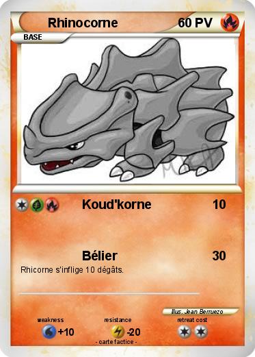Pokemon Rhinocorne
