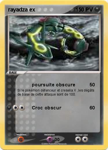 Pokemon rayadza ex