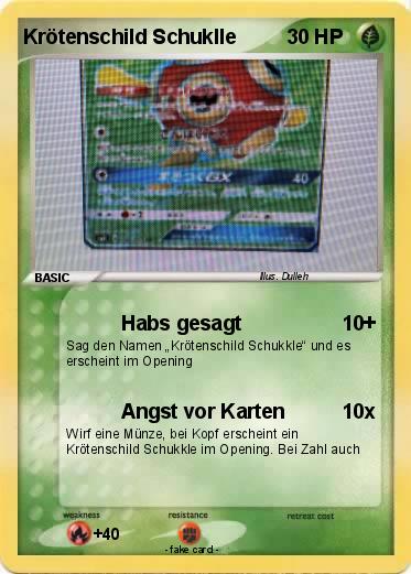 Pokemon Krötenschild Schuklle