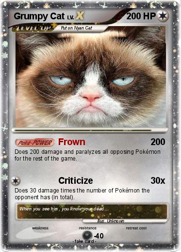 Pokemon Grumpy Cat