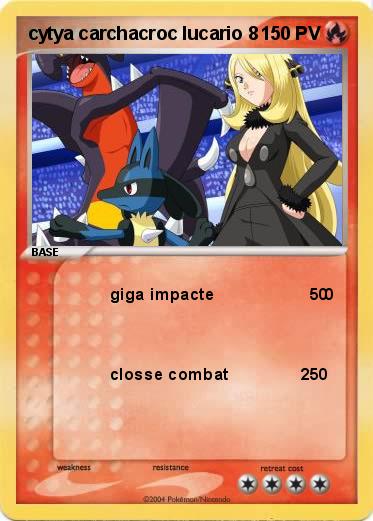 Pokemon cytya carchacroc lucario 8