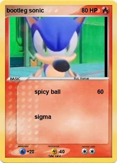 Pokemon bootleg sonic