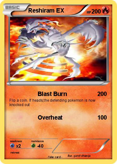 Pokemon Reshiram EX