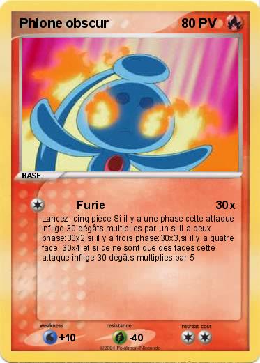 Pokemon Phione obscur