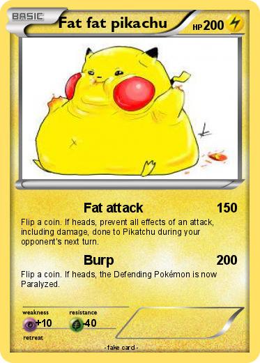 Pokemon Fat fat pikachu