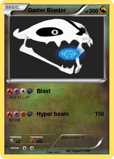 Pokemon Gaster Blaster