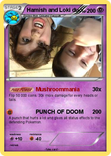 Pokemon Hamish and Loki duo