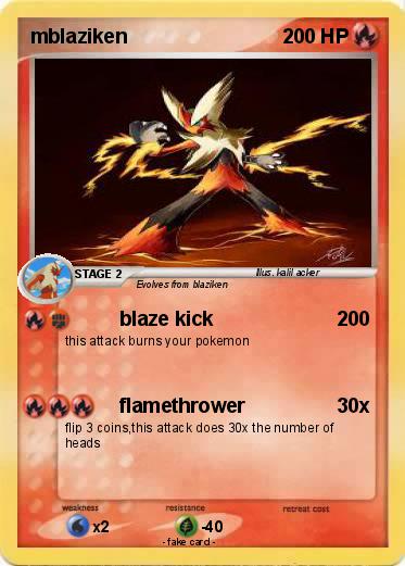 Pokemon mblaziken