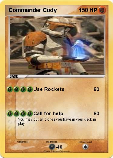 Pokemon Commander Cody