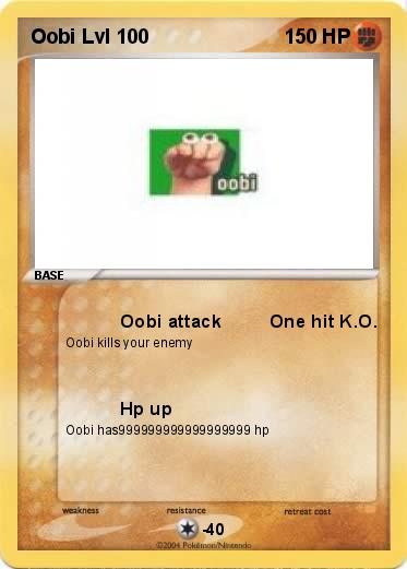 Pokemon Oobi Lvl 100