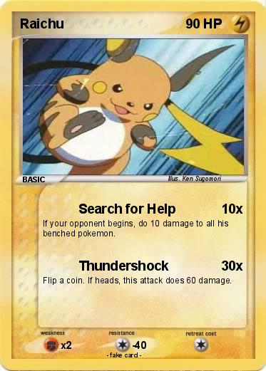 Pokemon Raichu
