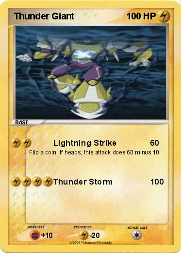 Pokemon Thunder Giant