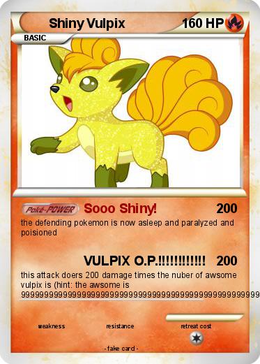 Pokemon Shiny Vulpix