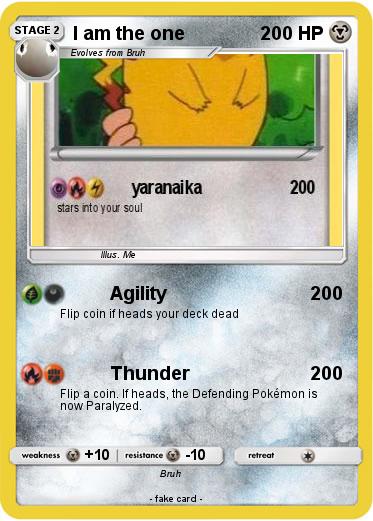 Pokemon I am the one