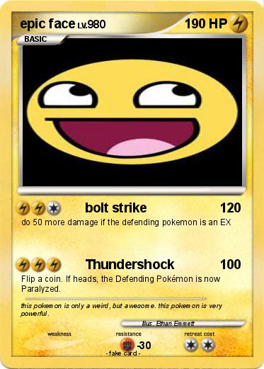 Pokemon epic face