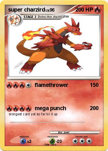 Pokemon super charzird