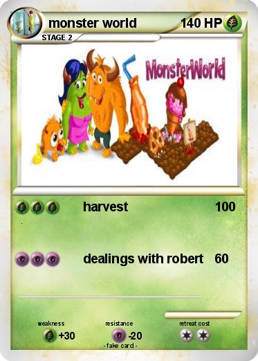 Pokemon monster world