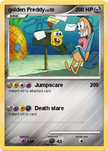 Pokemon golden Freddy