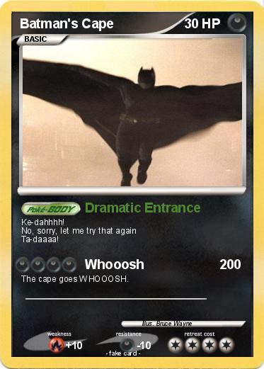 Pokemon Batman's Cape