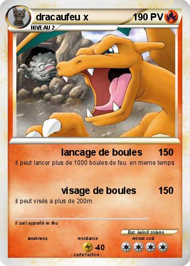 Pokemon dracaufeu x