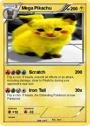 Pokemon Mega Pikachu