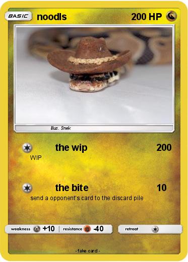Pokemon noodls