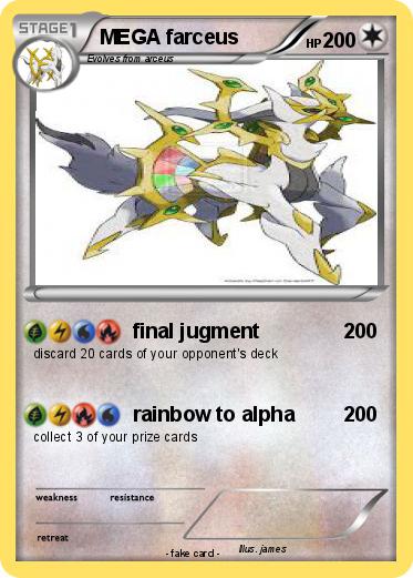 Pokemon MEGA farceus