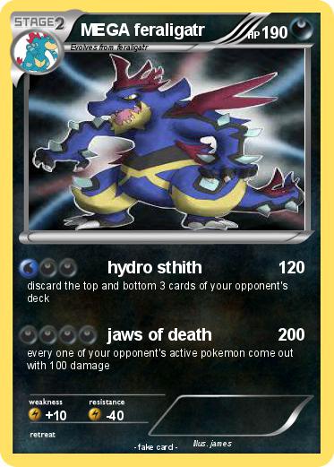 Pokemon MEGA feraligatr
