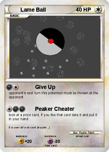 Pokemon Lame Ball