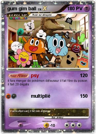 Pokemon gum gim ball