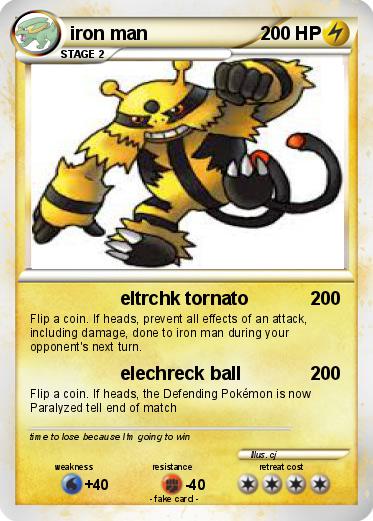 Pokemon iron man