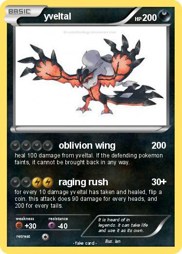 Pokemon yveltal