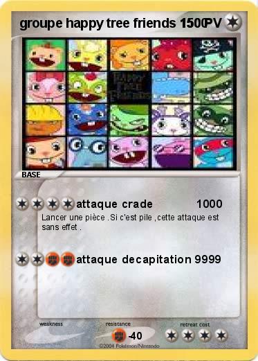 Pokemon groupe happy tree friends 1500