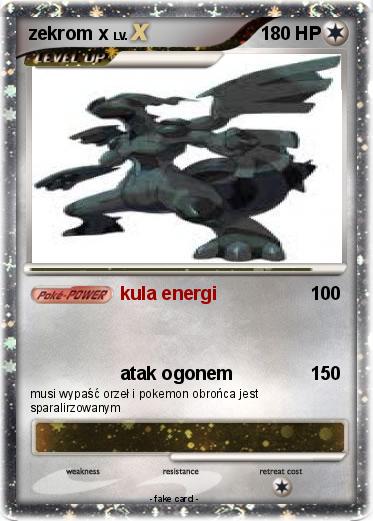 Pokemon zekrom x
