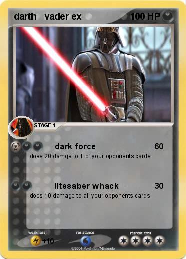 Pokemon darth   vader ex