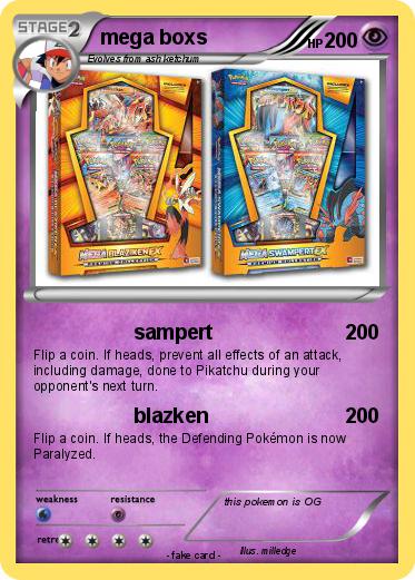 Pokemon mega boxs