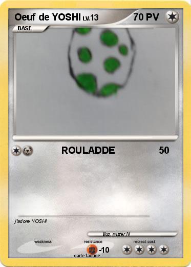Pokemon Oeuf de YOSHI