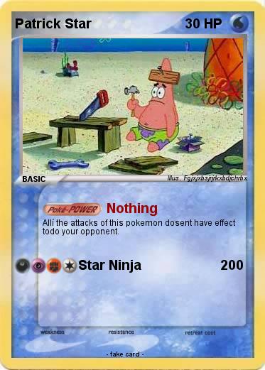 Pokemon Patrick Star