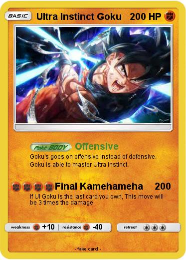 Pokemon Ultra Instinct Goku