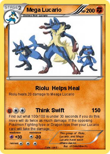 Pokemon Mega Lucario