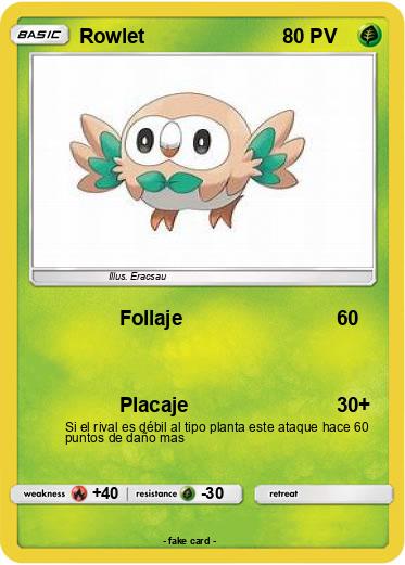 Pokemon Rowlet
