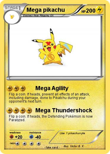 Pokemon Mega pikachu