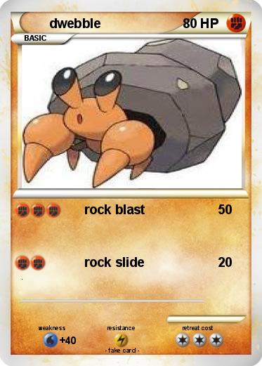 Pokemon dwebble