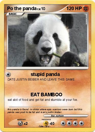 Pokemon Po the panda