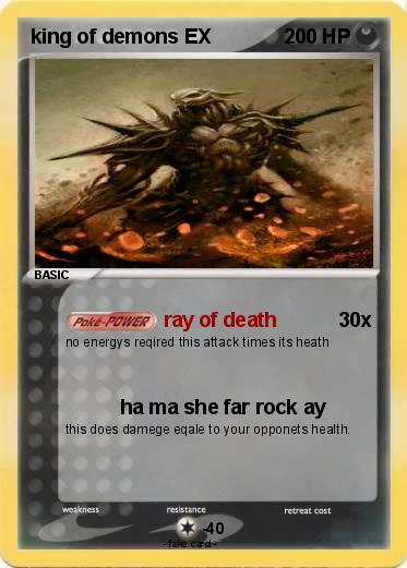 Pokemon king of demons EX